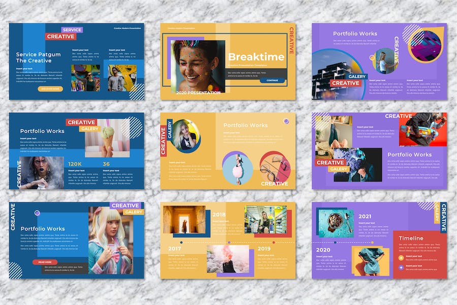 创意设计方案展示宣传PPT模板 - 顶尖PPT