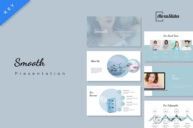 31页极简文艺风格摄影美图展示keynote模板 - 顶尖PPT