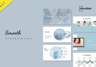 31页极简文艺风格摄影美图展示Google slides模板 - 顶尖PPT