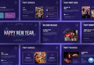 新年快乐活动策划keynote模板模板 - 顶尖PPT