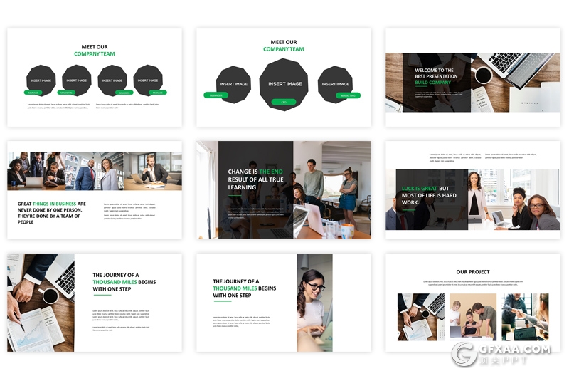 35页商务项目合作公司会议演讲PPT模板 - 顶尖PPT