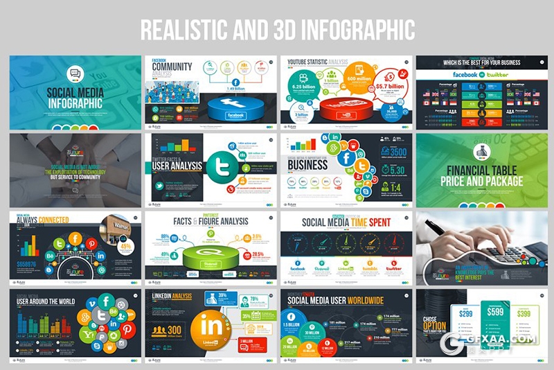 269页国外史诗级商务PPT模板30种主题配色3种尺寸2500+个矢量icon图标 - 顶尖PPT