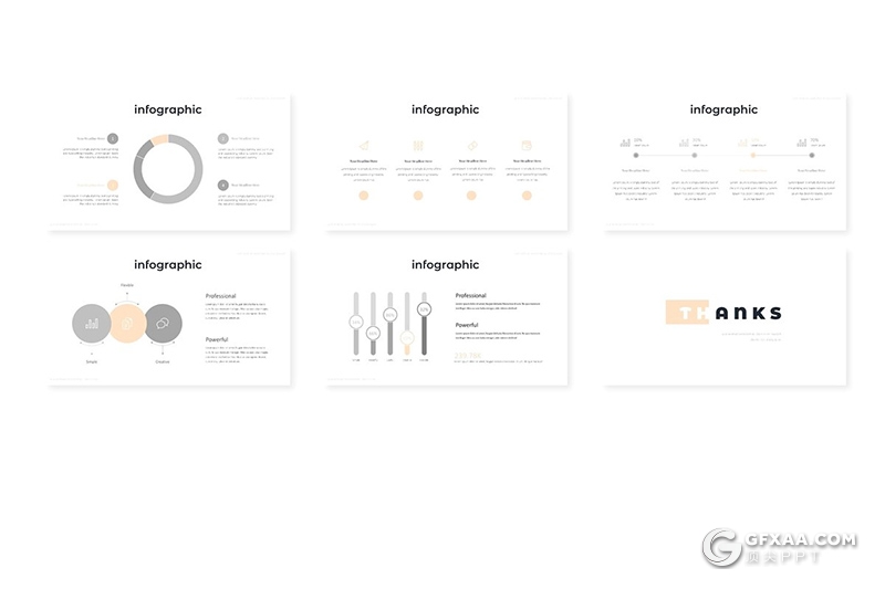 30页国外扁平化简约风格个人简历ppt模板 5种主题配色 - 顶尖PPT