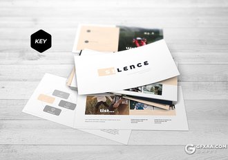 30页国外扁平化简约风格个人简历keynote模板 5种主题配色 - 顶尖PPT