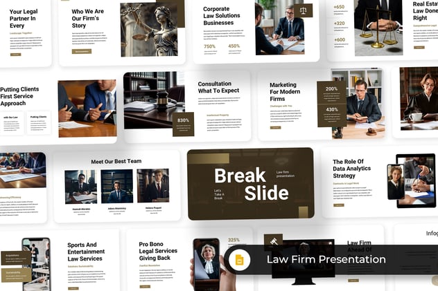 律师事务所PPT模板 - 顶尖PPT