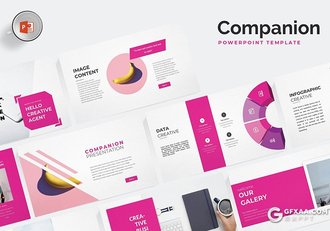 30页5种配色扁平化简约风格ppt模板 - 顶尖PPT