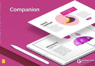 30页5种配色扁平化简约风格Google slides模板 - 顶尖PPT