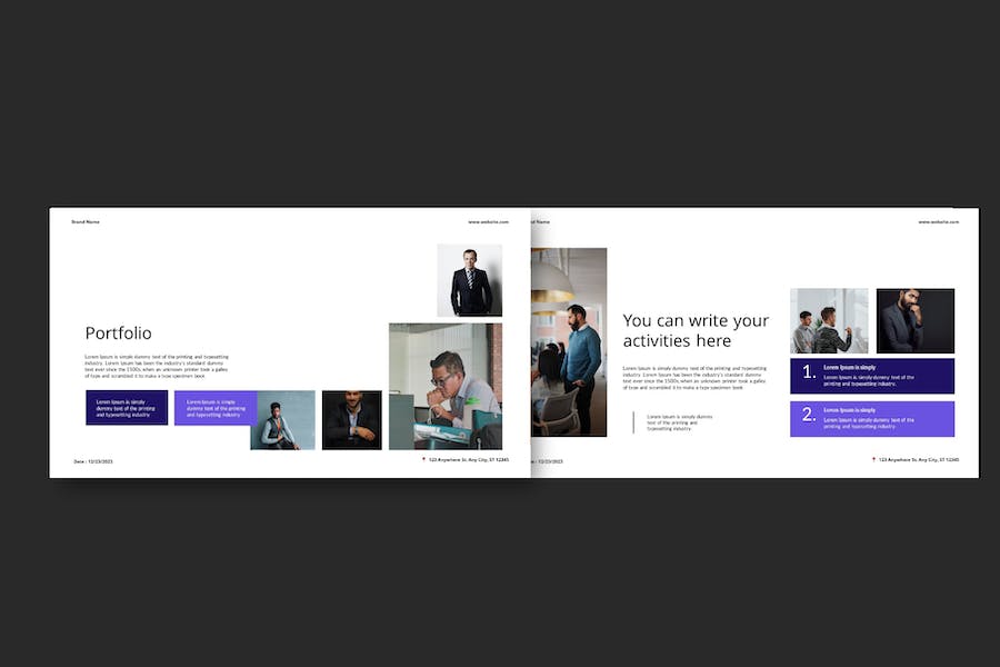 黑白简约风格职场汇报PPT模板 - 顶尖PPT