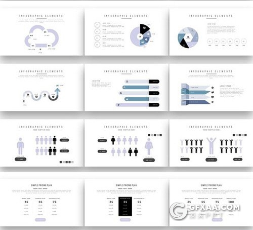 142页音乐公司唱片风格简约高端商务PPT模板 - 顶尖PPT