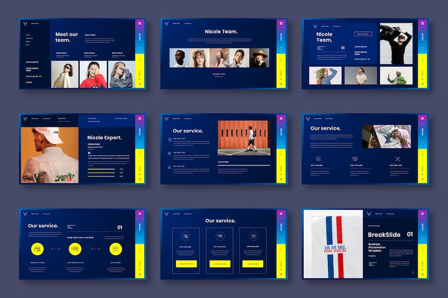 商务企业品牌形象展示PPT模板 - 顶尖PPT