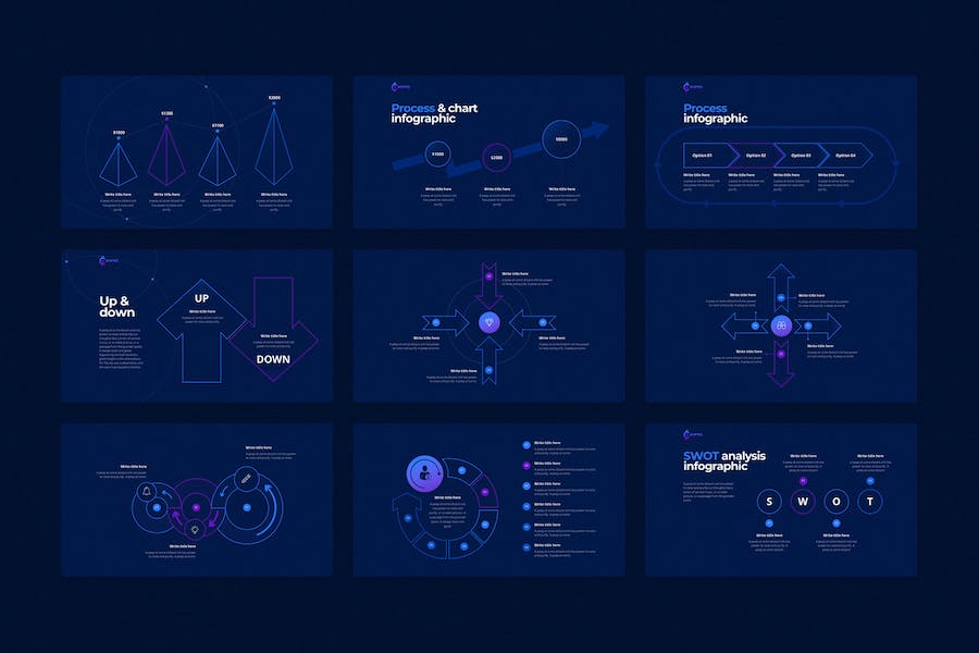 网络科技数字加密技术行业PPT模板 - 顶尖PPT