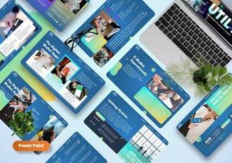 数字钱包支付应用实用工具PPT模板 - 顶尖PPT