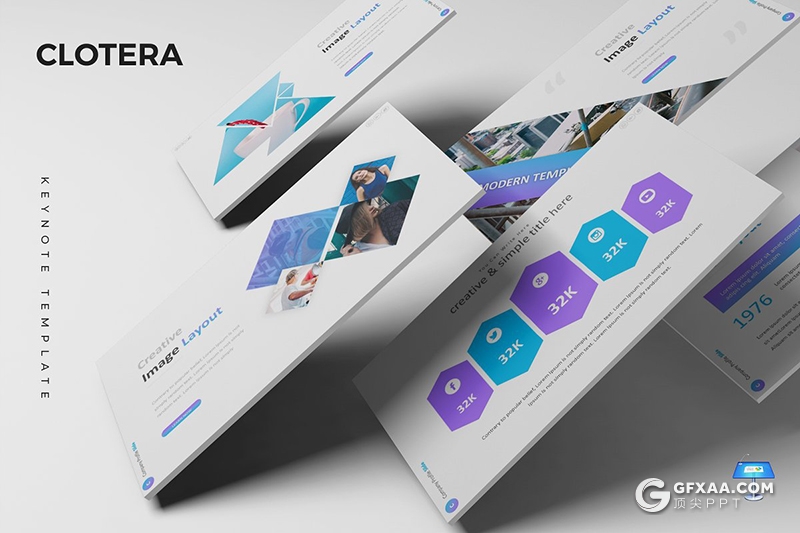 30页国外高端设计年终工作总结计划keynote模板 5种主题配色 - 顶尖PPT