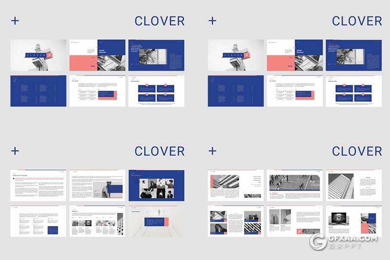 50页国外扁平化极简风格keynote模板 - 顶尖PPT