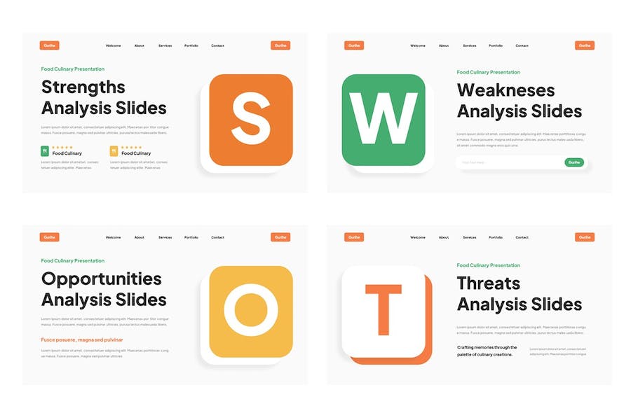 食品烹饪美食展示PPT模板 - 顶尖PPT