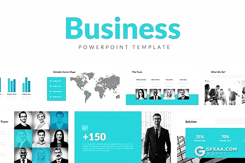 51页欧美风企业介绍会议工作总结计划PPT模板 - 顶尖PPT