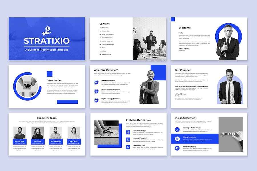 商务演讲展示设计方案PPT模板 - 顶尖PPT