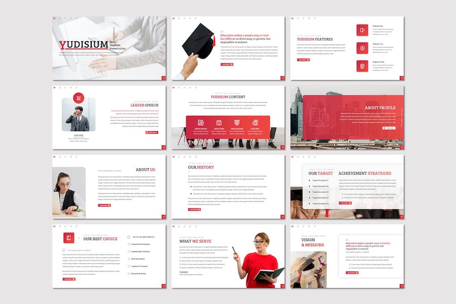 在线教育培训课程教学Keynote模板 - 顶尖PPT