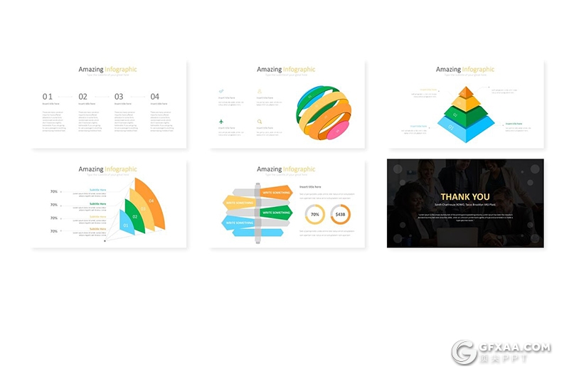 30页多色搭配设计欧美商务多用途Google slides模板 - 顶尖PPT