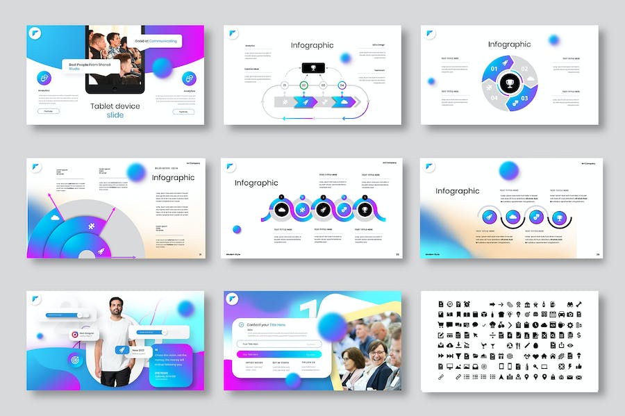 业务合作展示商务通用PPT模板 - 顶尖PPT