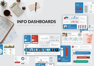 信息数据图形展示分析PPT模板 - 顶尖PPT