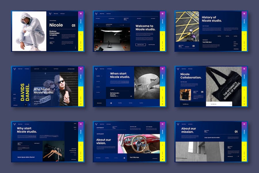 商务企业品牌形象展示PPT模板 - 顶尖PPT