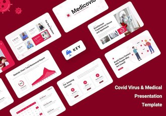 病毒防护治疗keynote模板 - 顶尖PPT