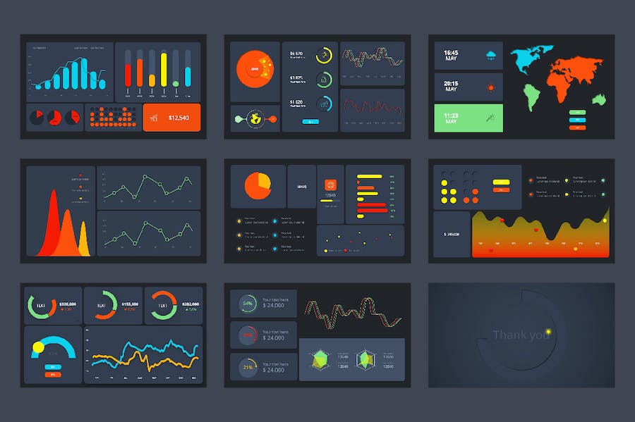 企业运营KPI数据分析报告展示PPT模板 - 顶尖PPT