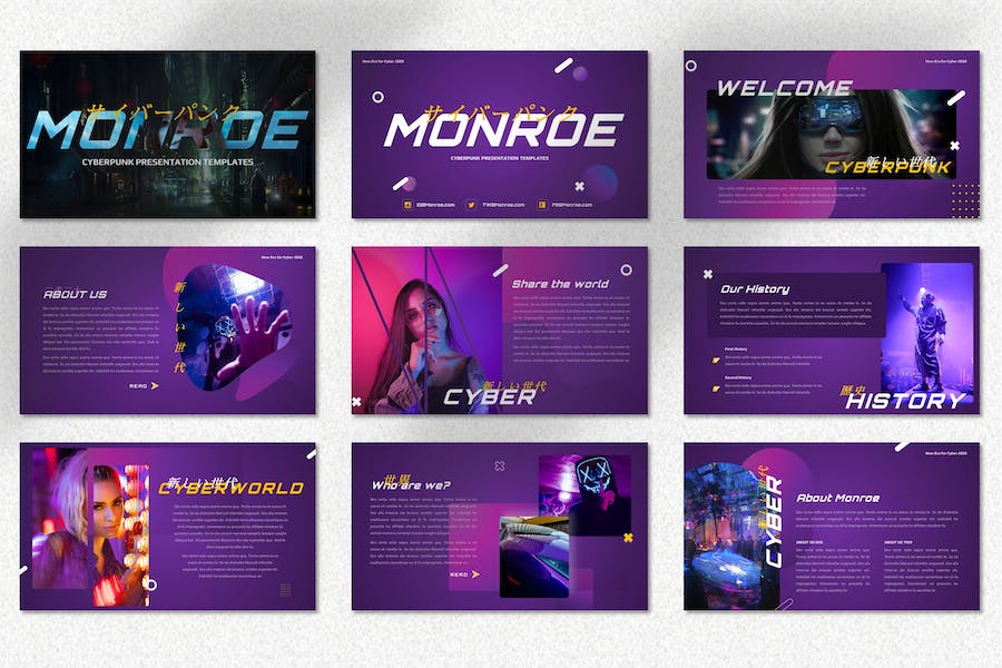 科技主题演讲科幻项目展示PPT模板 - 顶尖PPT