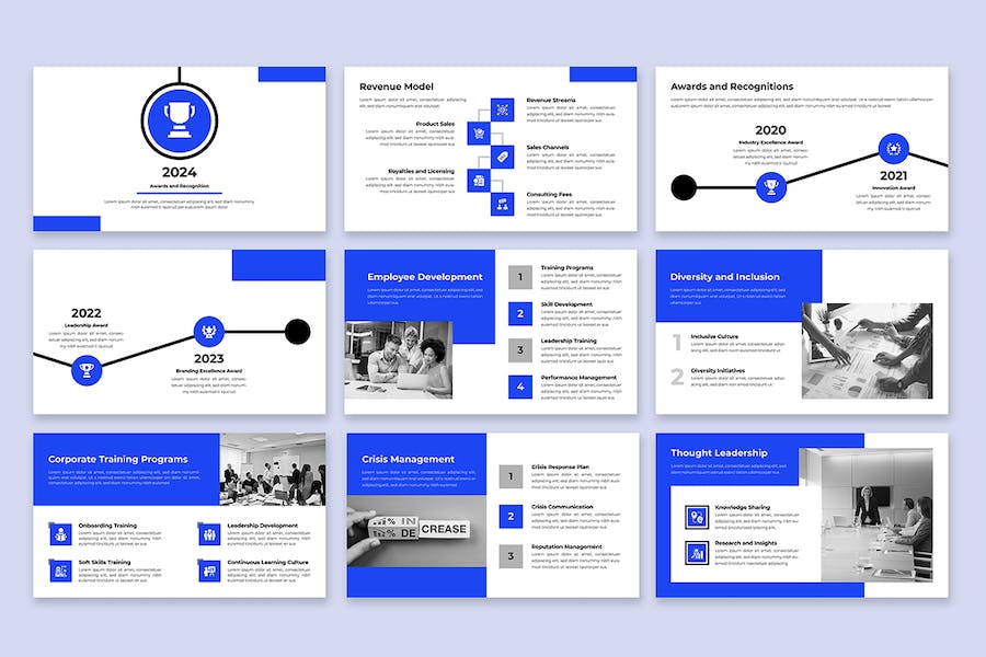 商务演讲展示设计方案PPT模板 - 顶尖PPT