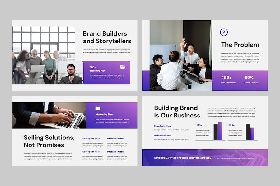 商务企业无缝运营方案PPT模板 - 顶尖PPT