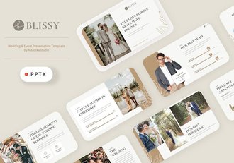 婚礼活动策划宣传展示PPT模板 - 顶尖PPT