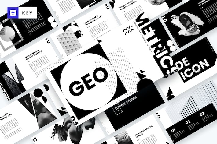 黑色时尚杂志风格keynote模板 - 顶尖PPT