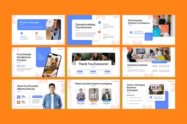 业务战略规划方案执行PPT模板 - 顶尖PPT