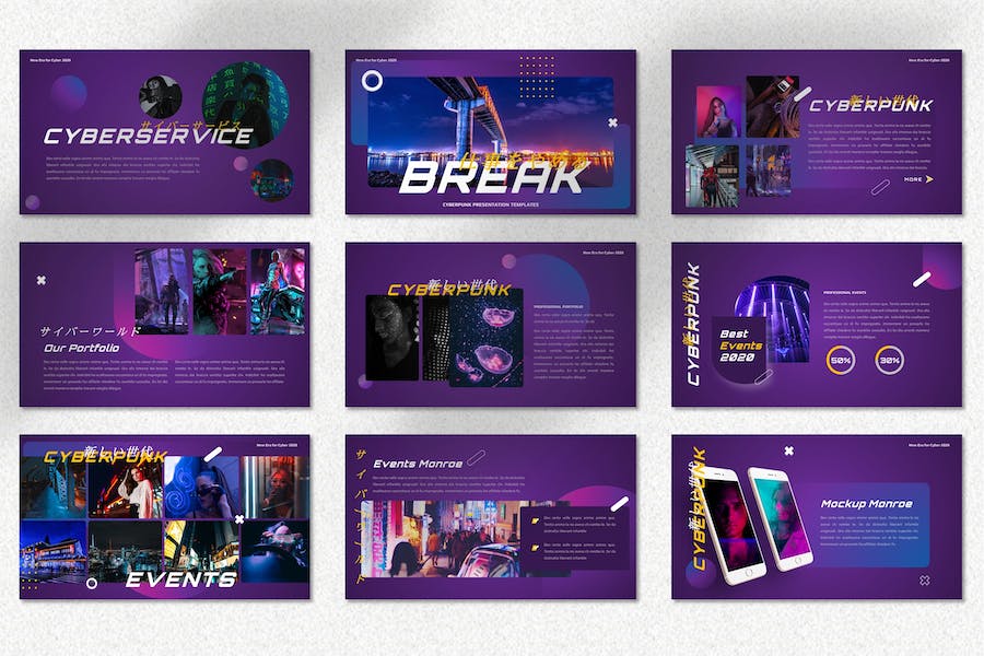 科技主题演讲科幻项目展示PPT模板 - 顶尖PPT