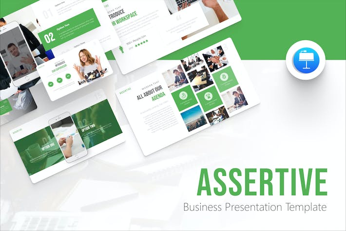 现代商业团队介绍keynote模板 - 顶尖PPT