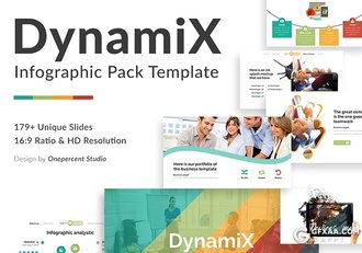 179页高端商务风格扁平化卡通图形设计PPT模板 - 顶尖PPT