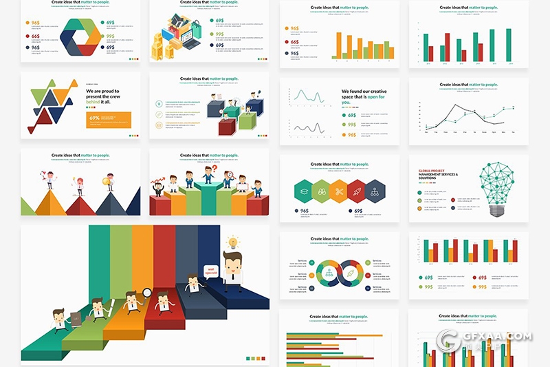 117页国外高端企业团队介绍工作汇报商务通用PPT模板 - 顶尖PPT