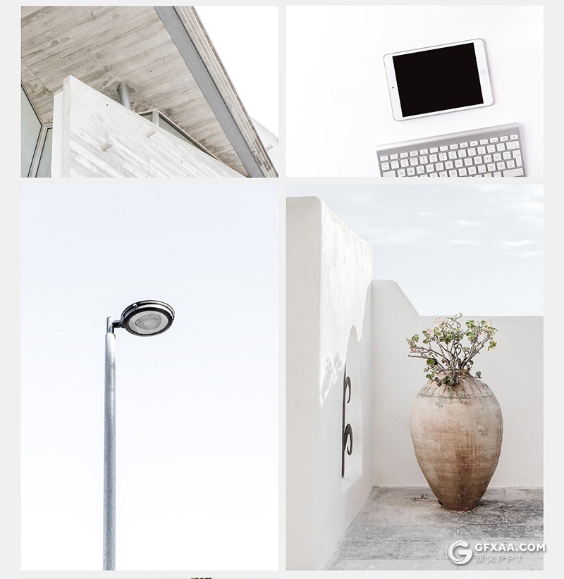 110页扁平化国外高端商务工作汇报keynote 附带20张高清文艺图片 - 顶尖PPT