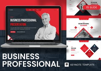 商业公司团队介绍keynote模板 - 顶尖PPT