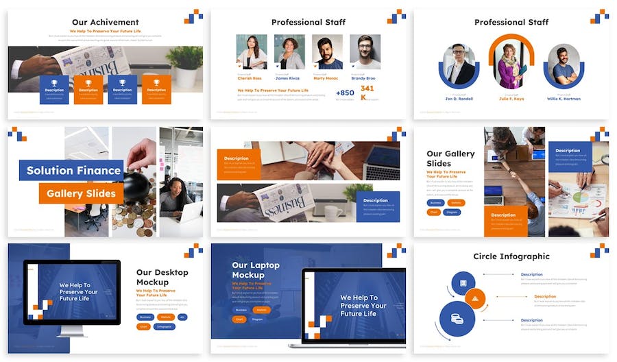 简约大气企业合作商业计划解决方案商务通用PPT模板 - 顶尖PPT