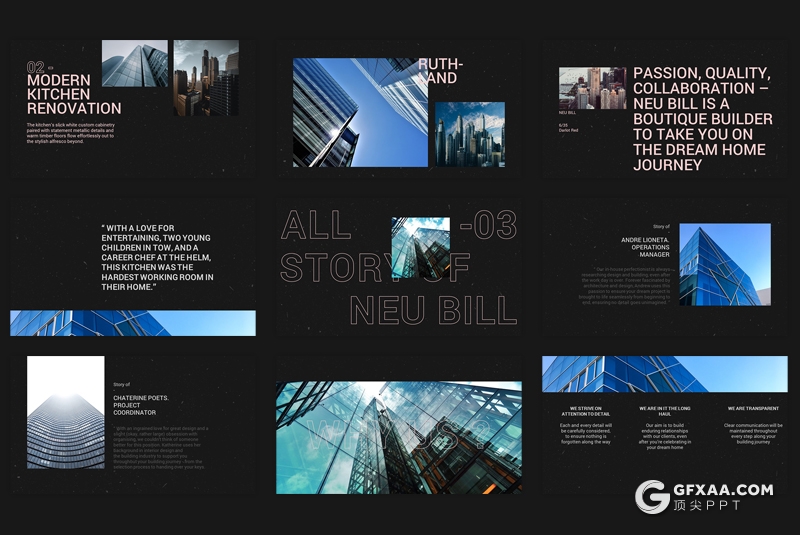 26页大标题文字图片展示风格keynote模板 - 顶尖PPT