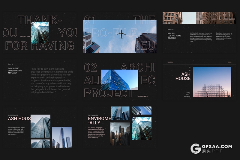 26页大标题文字图片展示风格keynote模板 - 顶尖PPT