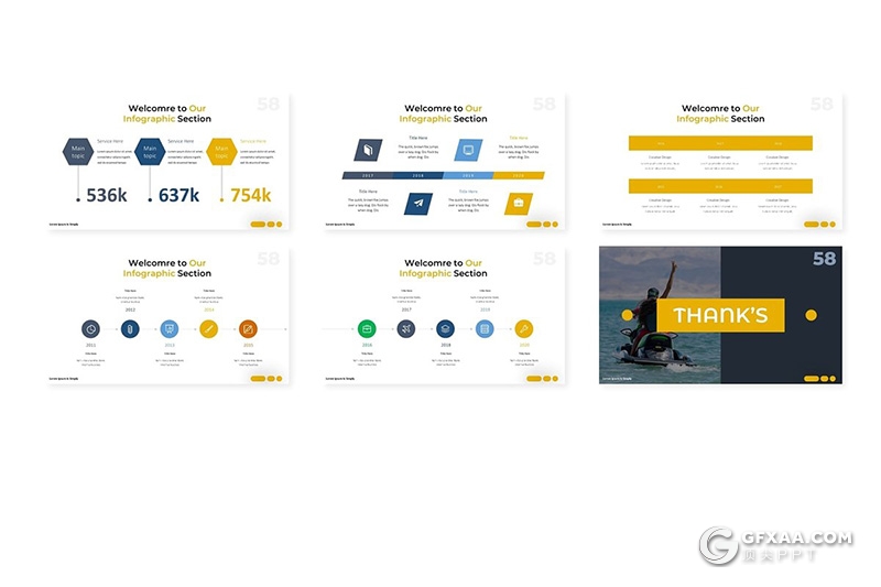 30页户外冲浪体育项目介绍keynote模板 5种主题配色 - 顶尖PPT