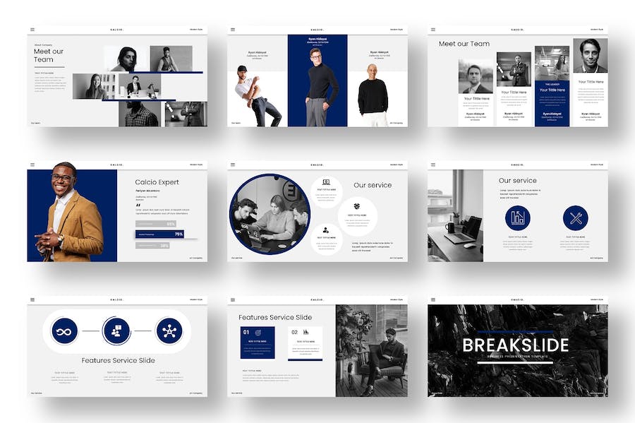 企业内部会议客户提案商业计划keynote模板 - 顶尖PPT