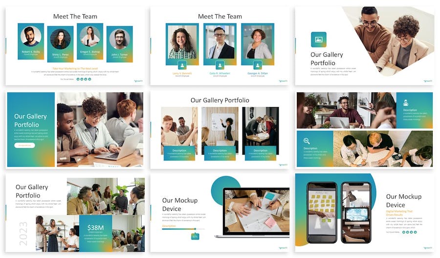 公司企业发展成长介绍keynote模板 - 顶尖PPT