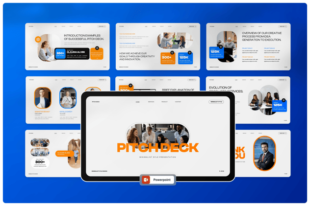 现代极简风格商务演示汇报PPT模板 - 顶尖PPT
