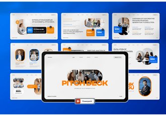 现代极简风格商务演示汇报PPT模板 - 顶尖PPT