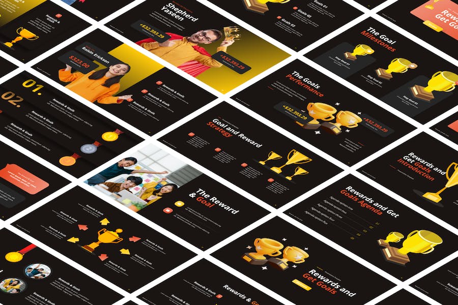 荣誉奖项成就展示评选方案Keynote模板 - 顶尖PPT