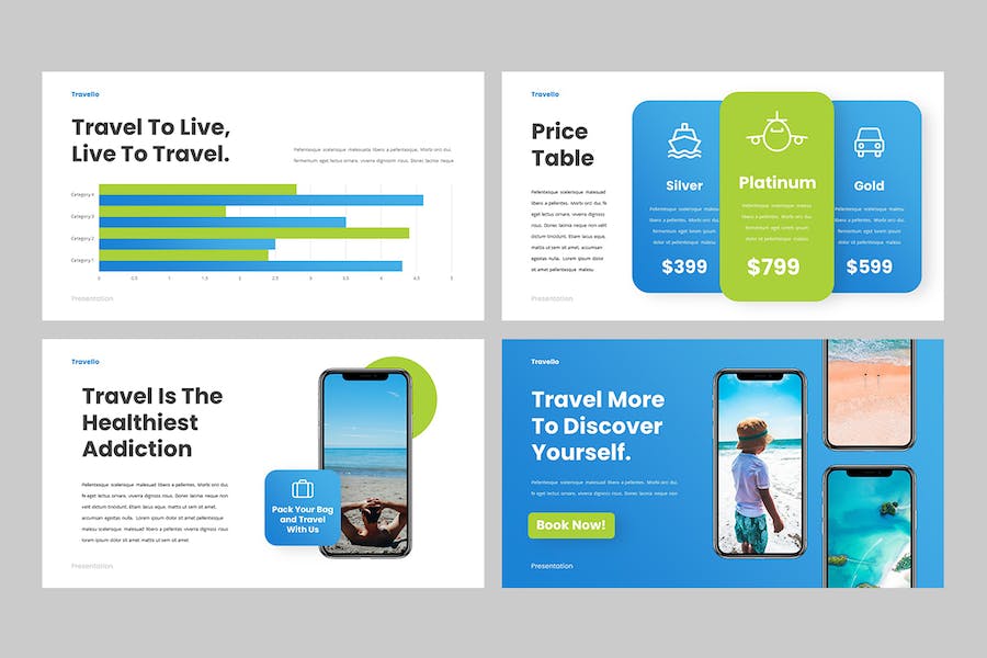 旅游代理服务讲述展示Keynote模板 - 顶尖PPT